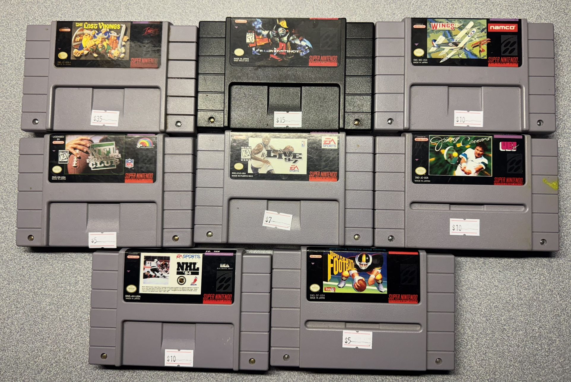 Super Nintendo Games
