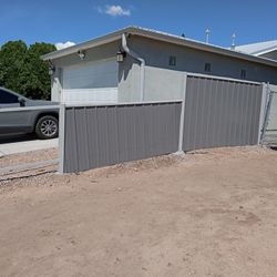 Shet Metal Fence AND Metal Bulding