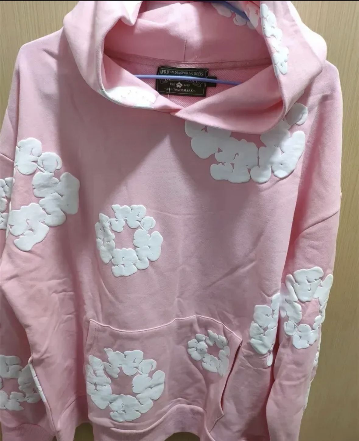 Pink Denim Tears Hoodie