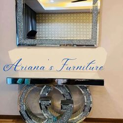 New GG Console Table+ Mirror Set 