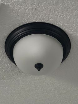 Ceiling Lights-Dark Wood Look-Brand New