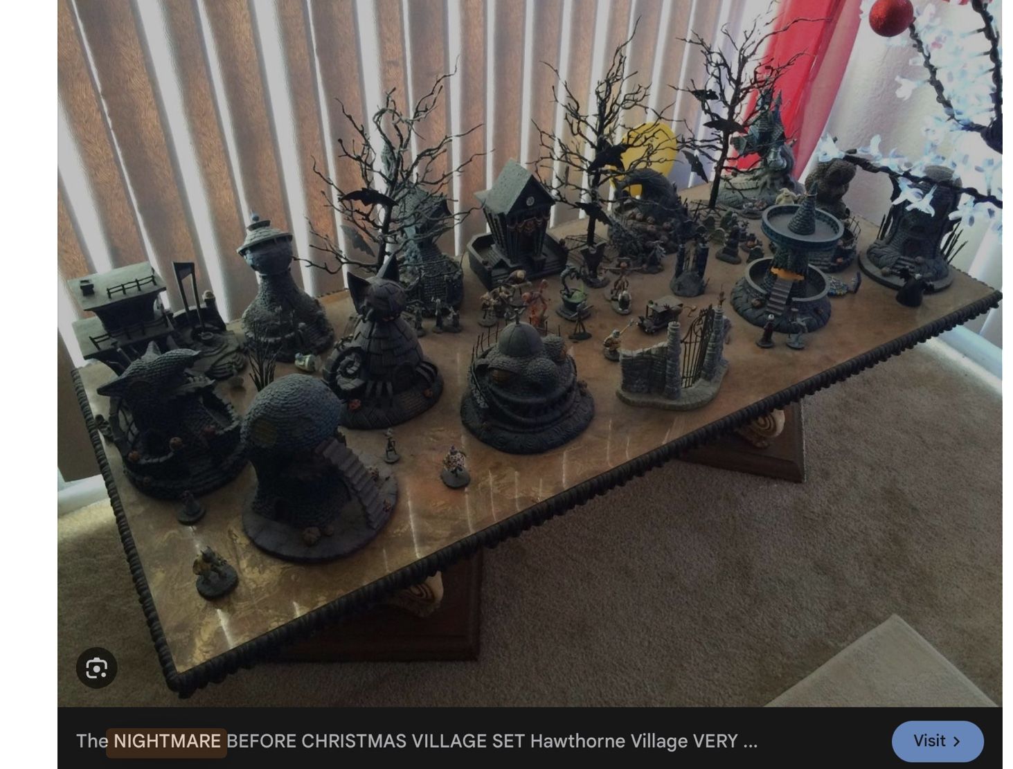 2005 Tim Burtons Disneys  Nightmare Before Christmas Hawthorn Village