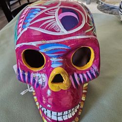 SKULL HAND PAINTED