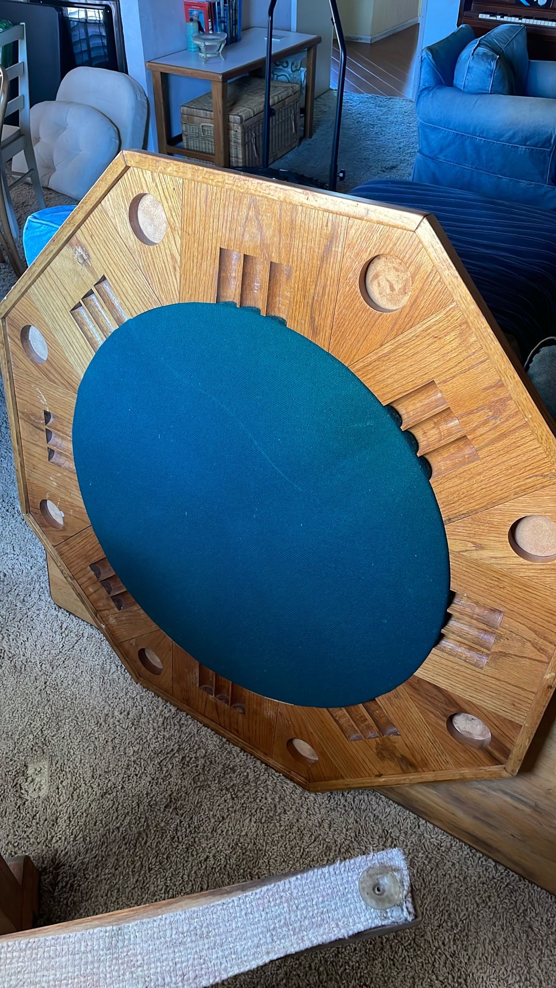 Table or Turn Over Becomes Poker Table.