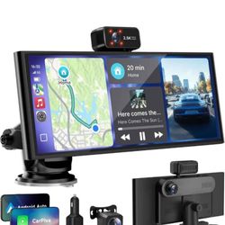 Portable Car Stereo With Dash Camera 