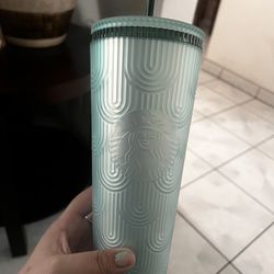 Green Starbucks Cup 24 OZ