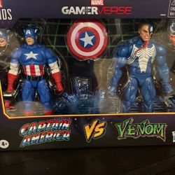 Marvel Legends Gamerverse Captain America vs Venom 2-Pack - NEW! 🦸‍♂️👽