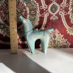 Year of The Horse Japanese Green Metal Horse 