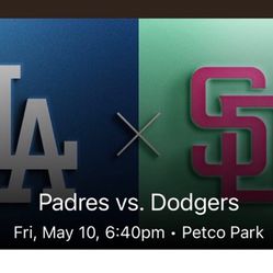 Padres Vs Dodgers Tickets  