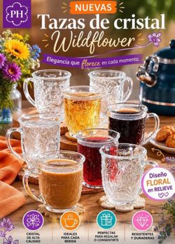 TAZAS WILDFLOWER (8) DE PRINCESS HOUSE 🌼🌼🌼