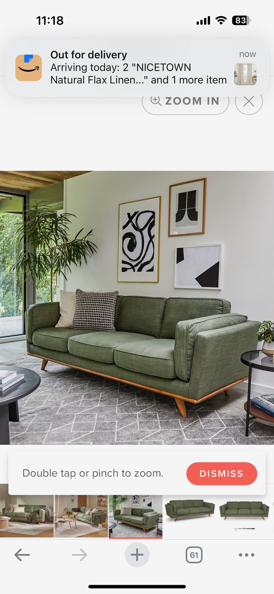 Couch Mid Century Modern