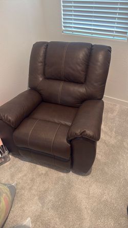 Brown Lazy Boy Rocking Couch