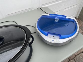 George Foreman Grill and a Crockpot