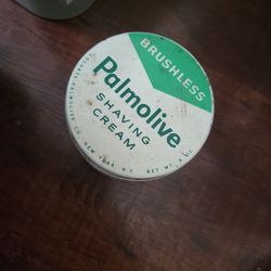 Antique Palmolive Glass Jar 
