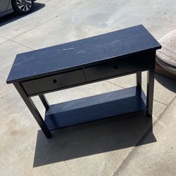 Entry Table With Two Storage Drawers