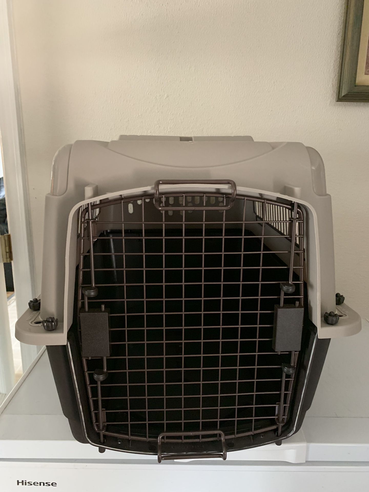 Airline approved medium size dog crate