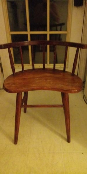 Antique Rh Mills Wooden Kidney Bean Vanity Chair For Sale In Greer Sc Offerup
