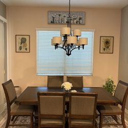 Ashley Windville Dining Table + 6 Chairs – Great Condition!