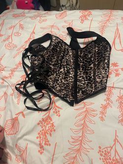 Leopard print  corset top
