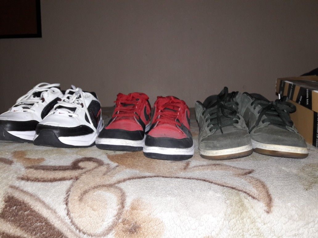 3 Pairs of Nike Shoes