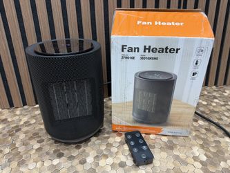 Brand New ZAFRO 1500W Space Heater with Remote, 24H Timer & Digital Thermostat PTC Ceramic Fast Heat, 5 Heating Modes & Overheat Safety SKU549