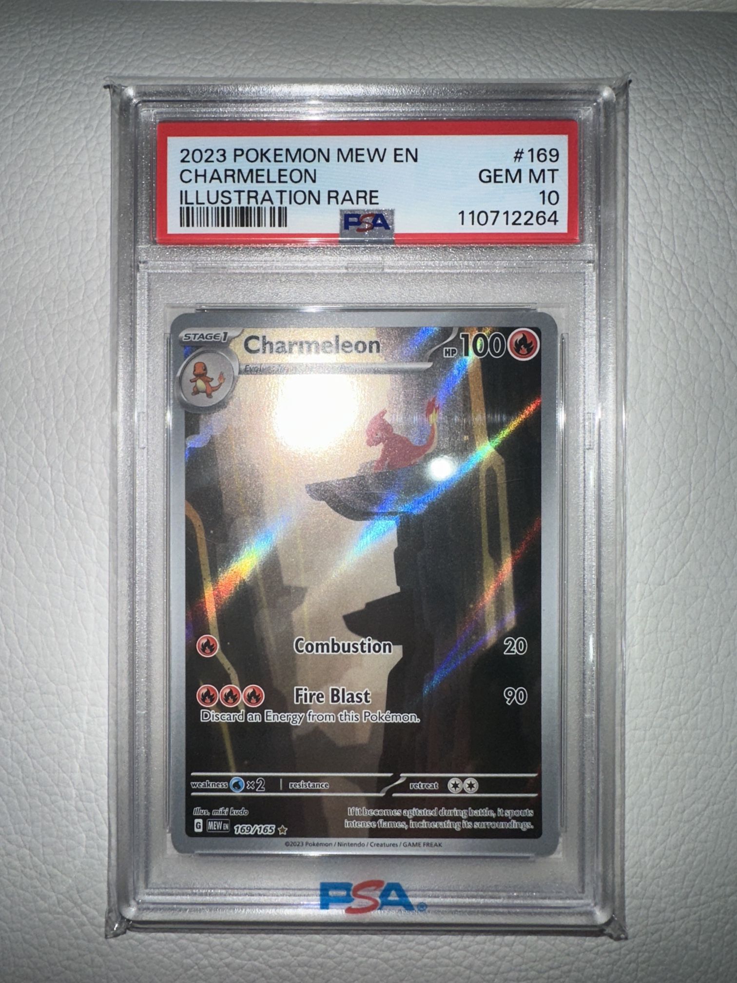 2023 Pokemon Scarlet & Violet 151 Charmeleon #169/165 PSA 10