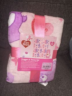 Care Bears Blanket And Plush