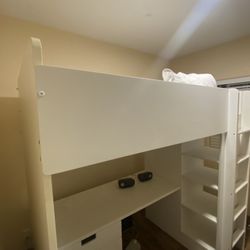 Loft Bed Twin w/ Dresser, Desk, Drawers