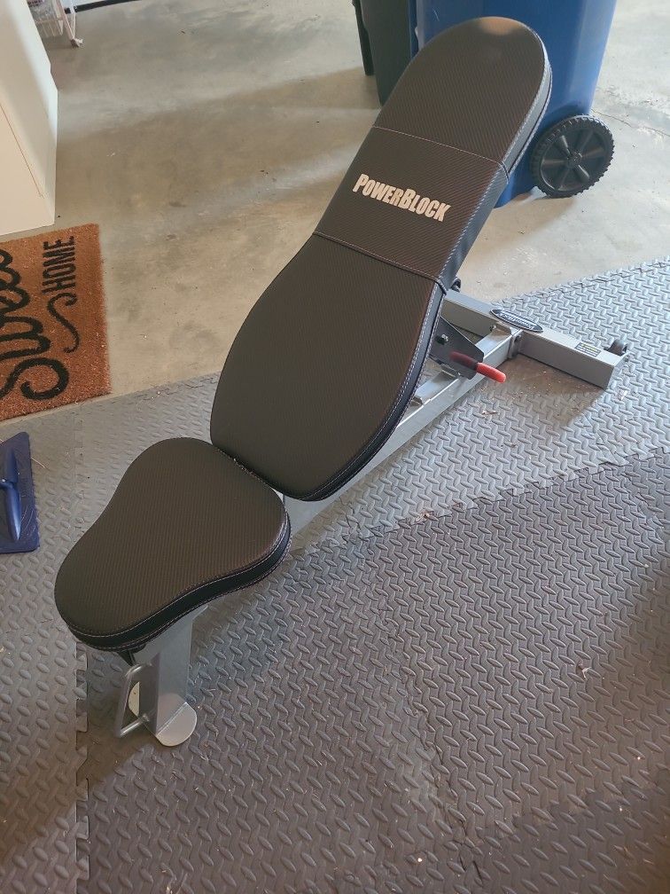 PowerBlock Work Out Bench Adjustable