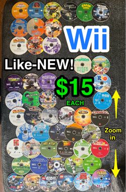 🎮 Like-NEW Wii Games • $15 ea 🎮 Nintendo