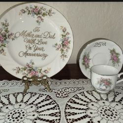 Vintage China Anniversary Set