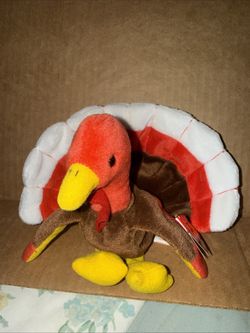 TY Beanie Baby – GOBBLES the Turkey (5.5 in)