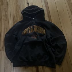 Vintage Central Michigan University Chippewas Embroidered Pullover Hoodie