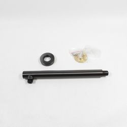 Fortis 12" Wall Mounted Shower Arm with Flange (927 45SPBB) Brushed Black Finish