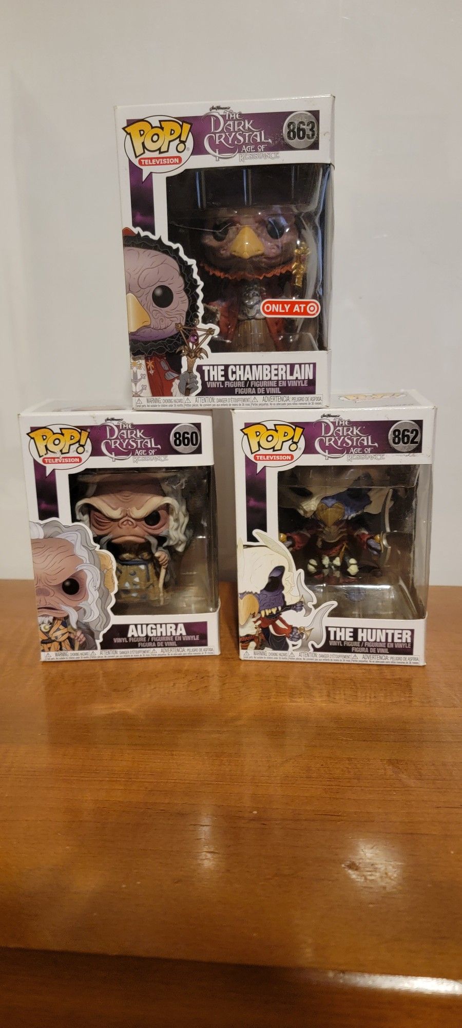 3 Funko Pops