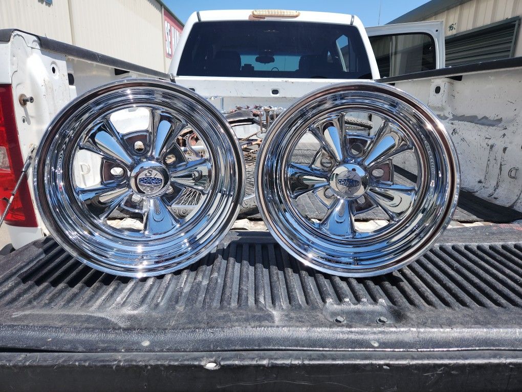 Cragers 15" Chrome Rims