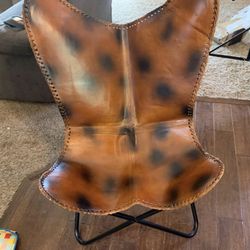 Rustic Leather Chair