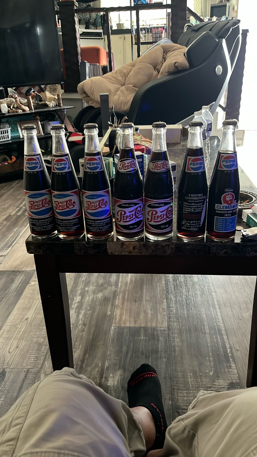 7 Old Vintage Pepsi/cola Unopened Bottles