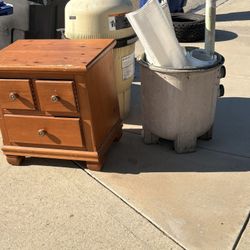 Nightstand & Pool Filter 