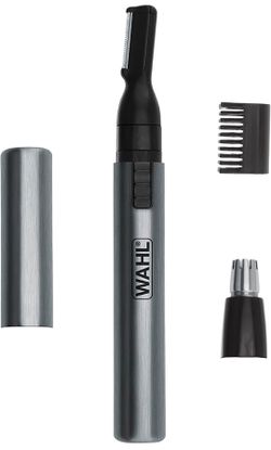 Wahl Micro Groomsman Battery Personal Trimmer for Hygienic Grooming with Rinseable, Interchangeable Heads