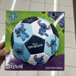 NWT Disney Stitch soccer ball