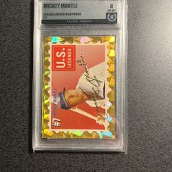 RARE- Mickey Mantle 1993 Gold Legends Promo Card