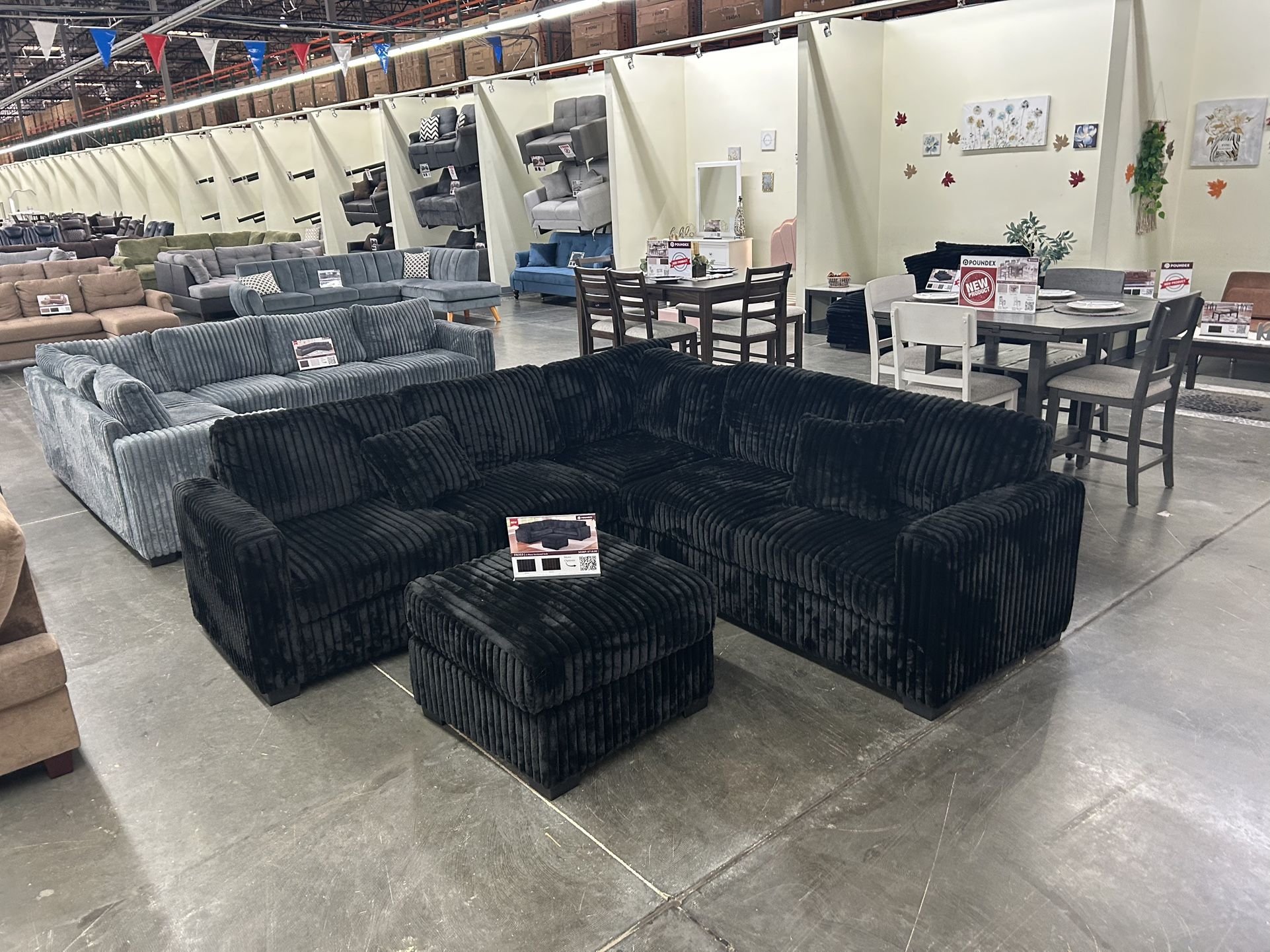 Black Sectional 