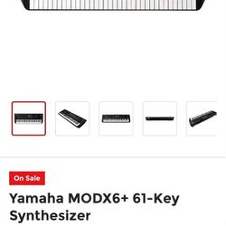 Yamaha MODX6 61 Keyboard Synthesizer
