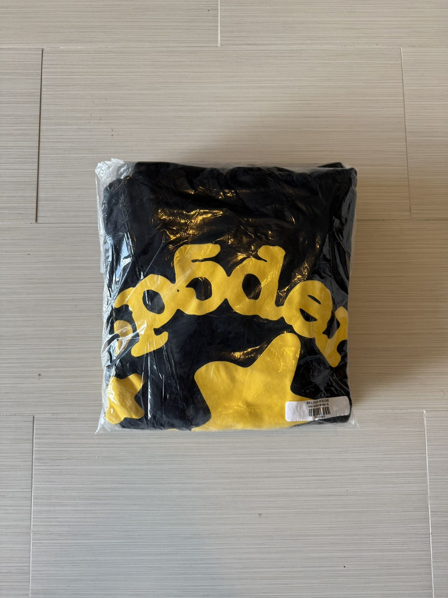 Sp5der Onyx Yellow Beluga Hoodie Size S, M, L