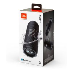 JBL Flip 7 Portable Bluetooth Speaker, IP68 Waterproof, Dustproof, Drop-Proof, PushLock System, AI Sound Boost, 16H Battery(black)