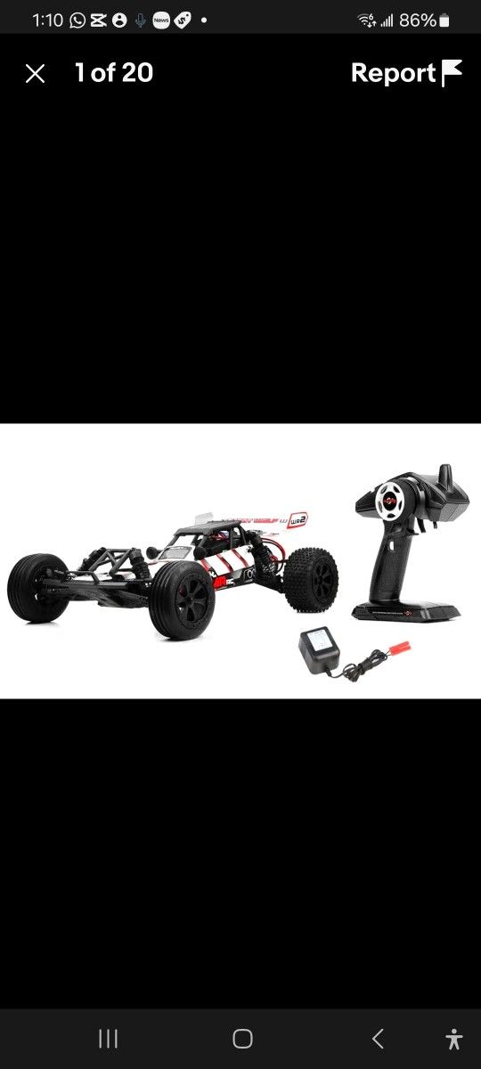 Mad Gear Racing Desert Wolf Baja 1/10 2WD RTR Buggy RC, And Remote Control