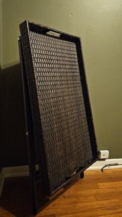 Foldable Wicker Table