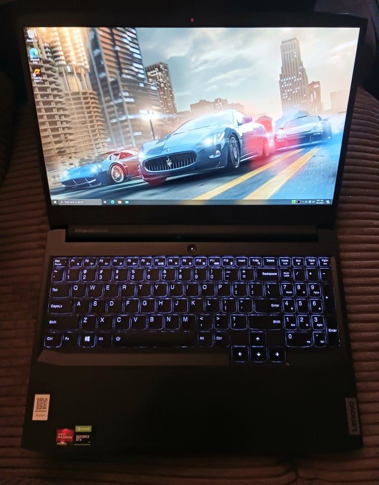 Lenovo Gaming Laptop AMD Ryzen 5 5600H 16 GB RAM 512 GB SSD Nvidia GTX 1650 4 GB DDR5 Graphics 1080P 120Hz LCD Webcam Win 11