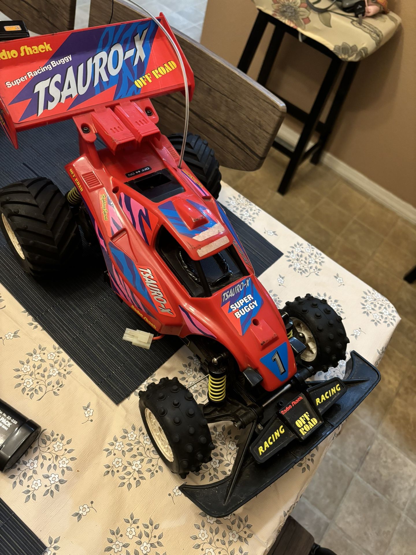 vintage Radio Shack Tsauro X RC car